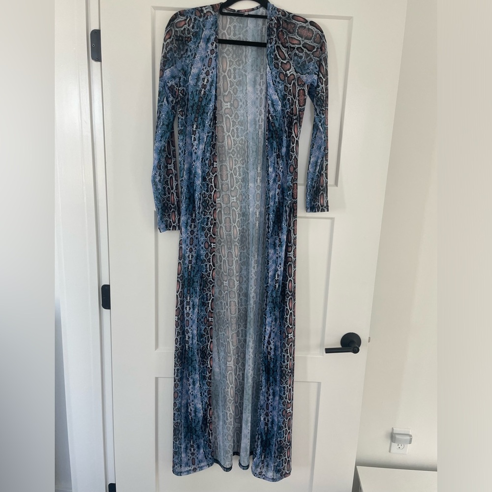Fashion Nova Multicolored Embellished Sequin Maxi Dress